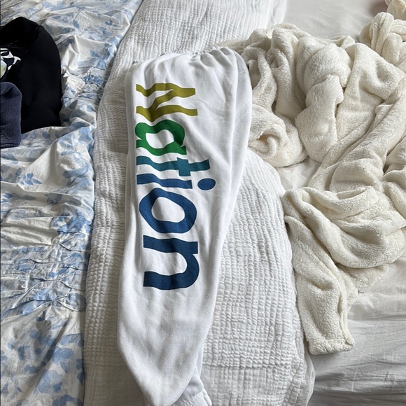 White Jogger Pants - Picture 3 of 5